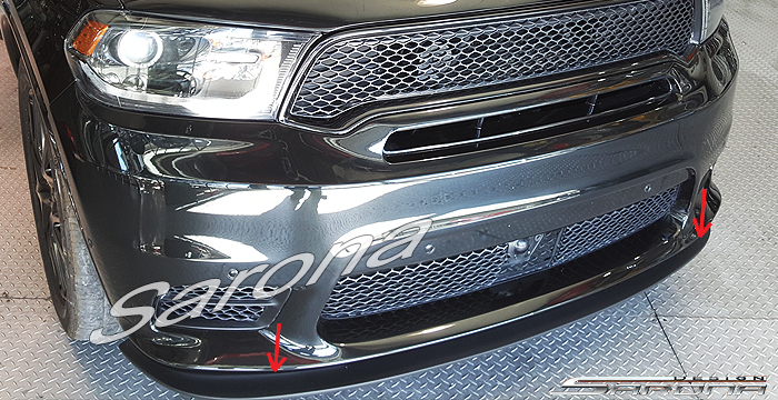 Custom Dodge Durango  SUV/SAV/Crossover Front Add-on Lip (2017 - 2020) - $390.00 (Part #DG-017-FA)